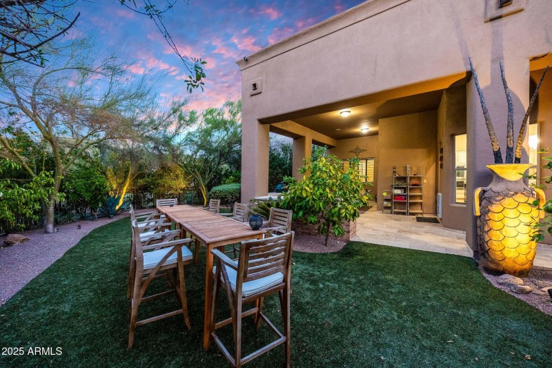 Sunset Backyard