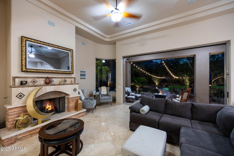 Evening Living Room