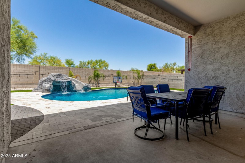 Large Patio with mountain views