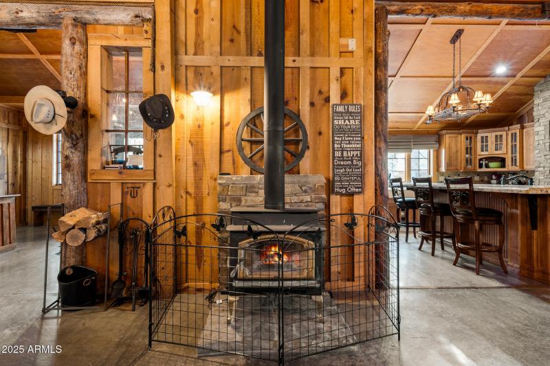 Great Room Wood Stove