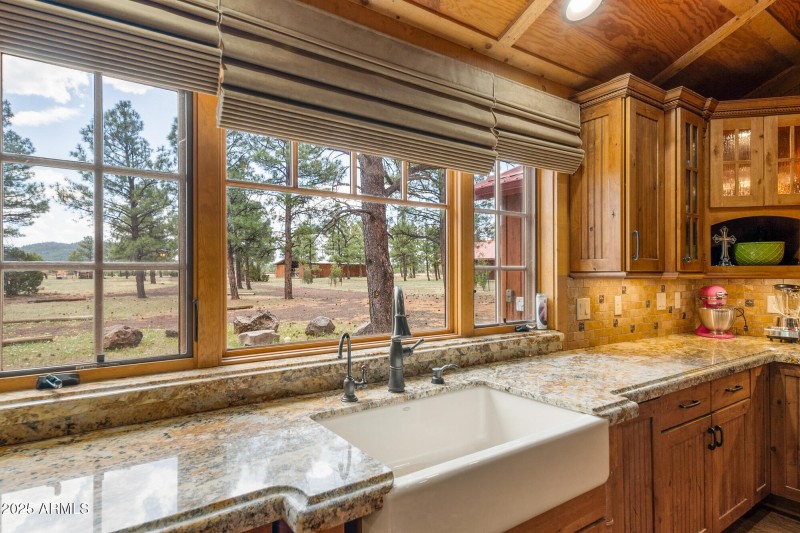 The Lodge - Kitchen Sink View