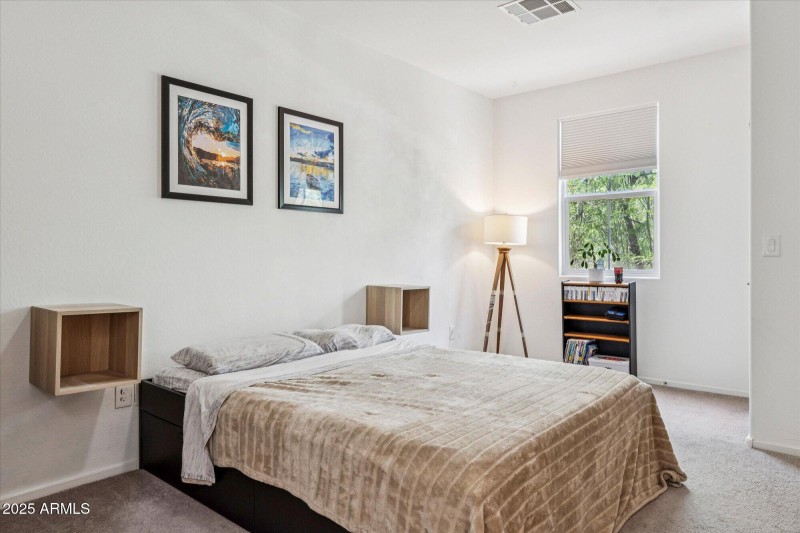 Primary room with balcony