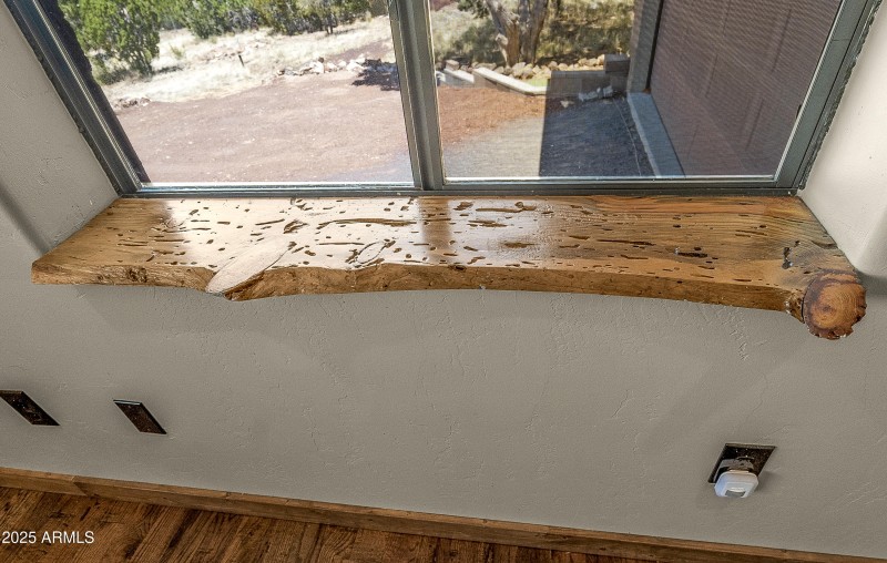 Raw Edge Pine Window Sills