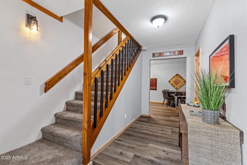 Stairs to lower level