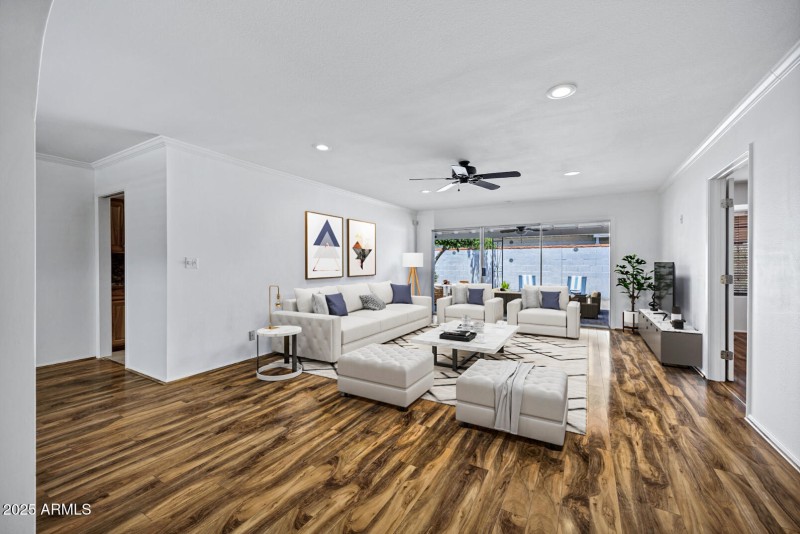 Staged Living Area