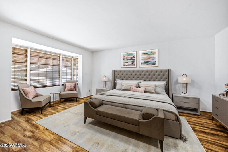 Staged Bedroom