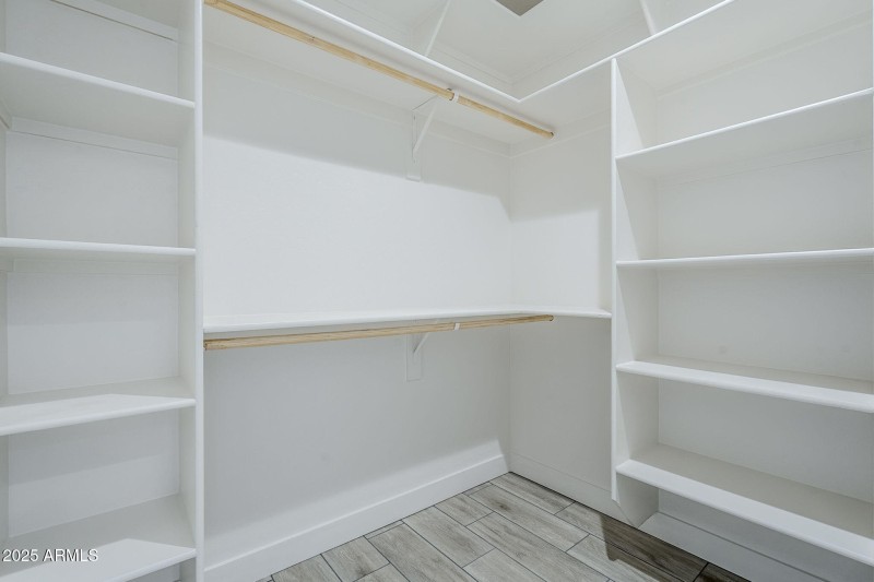 Primary walk in closet