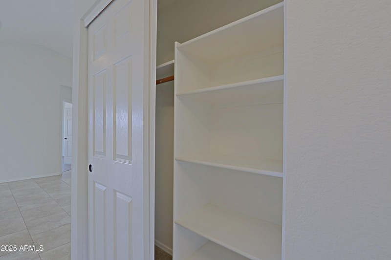 Extra closet space