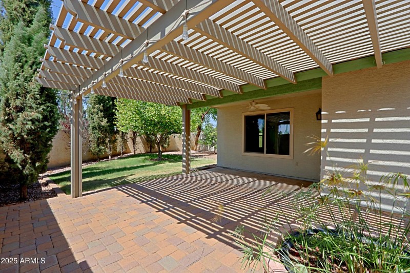 Huge patio