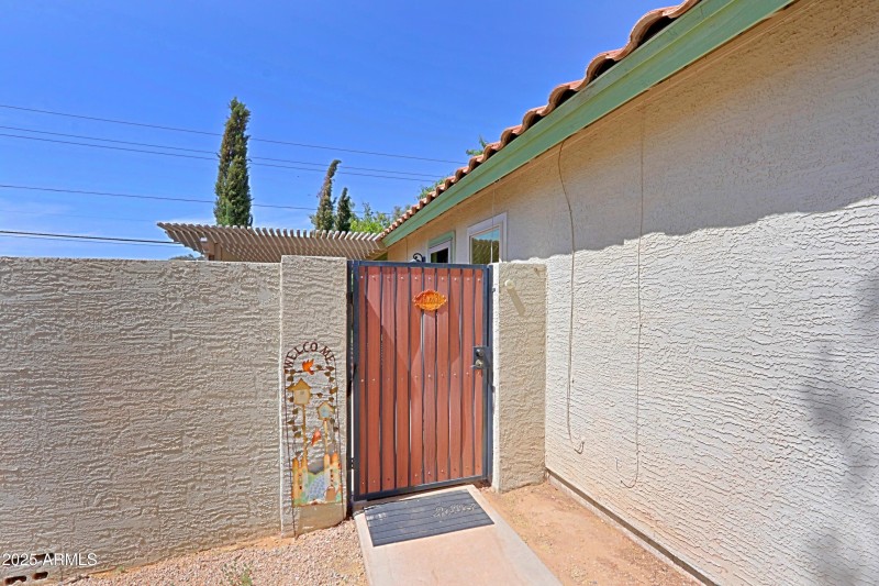 Front gate