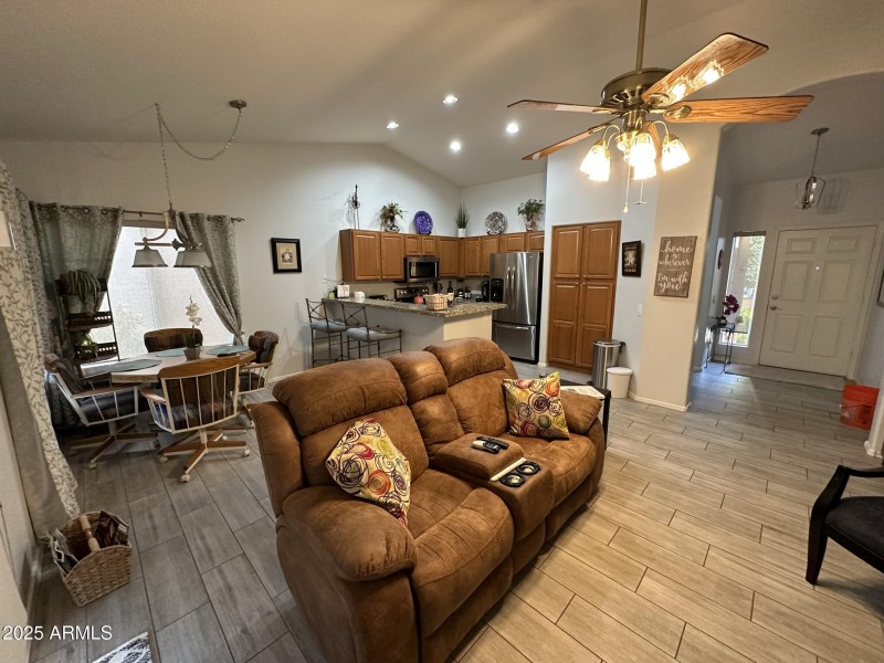 Open Living/ Kitchen Are