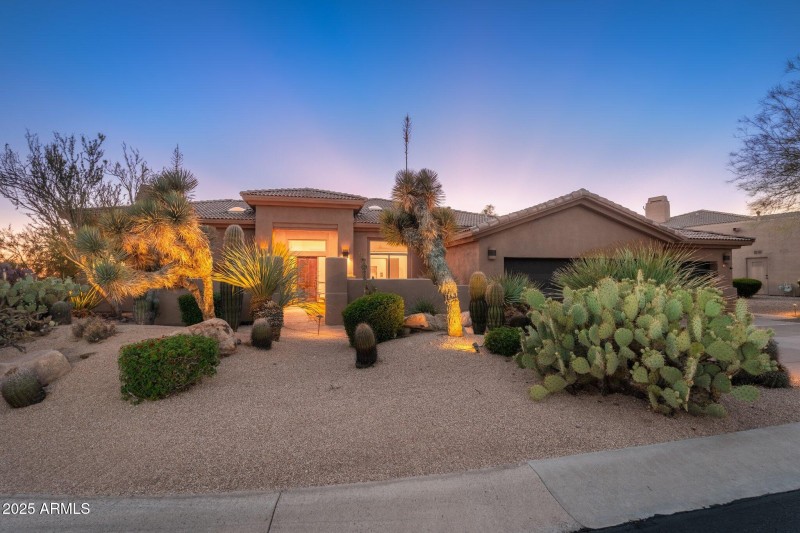 Front of Home At Twilight
