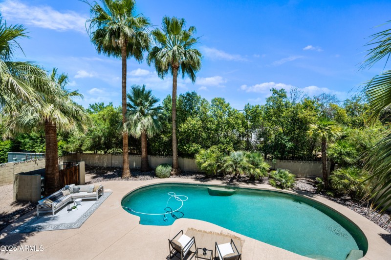 Pool View From Terrace