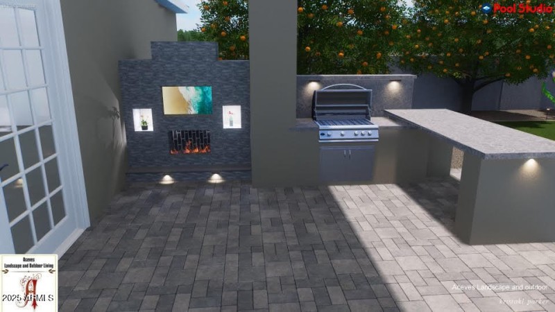 Back Patio Rendering