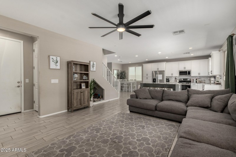 Family Room & Garage Door