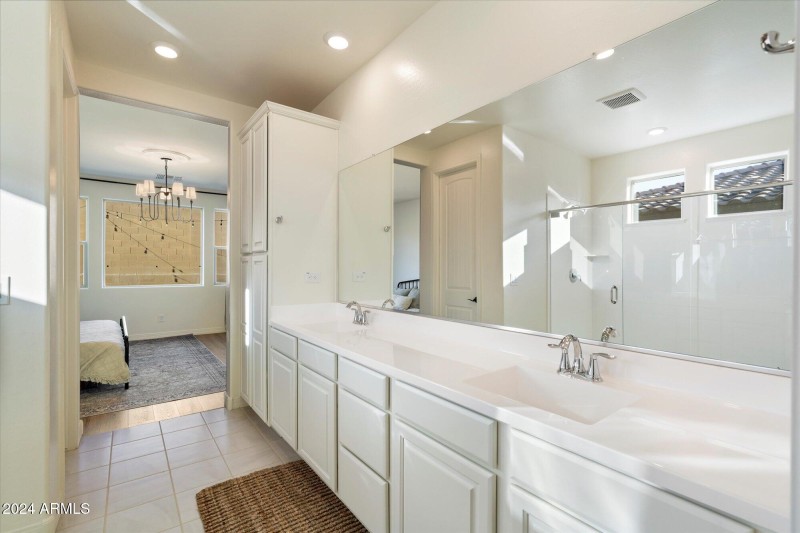 Primary bathroom.