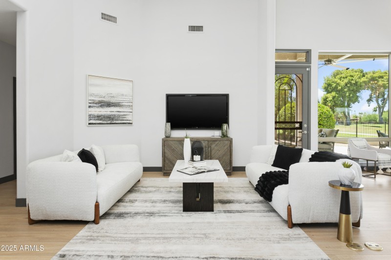 Entertainment space to relax