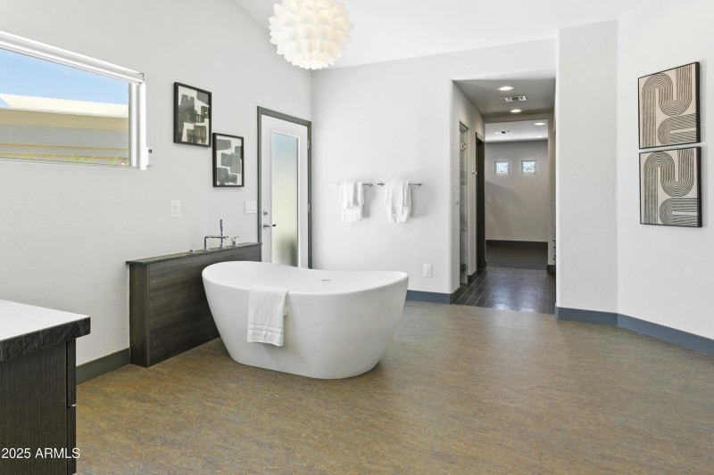 Spa-inspired bathroom