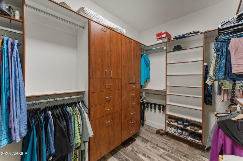 Primary closet