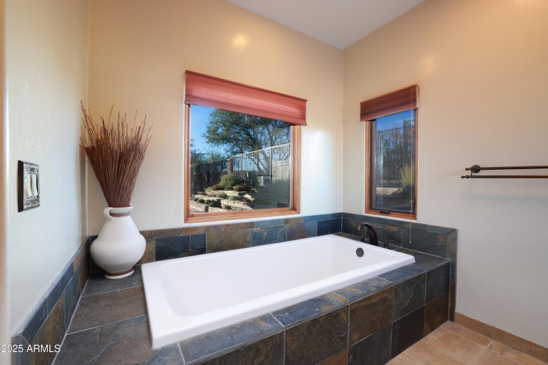 Soaking Tub in Primary Bathroom