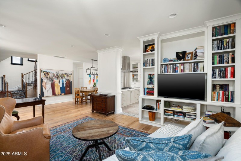 Living Room w bookcase