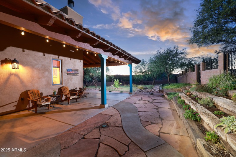 Side Patio Area
