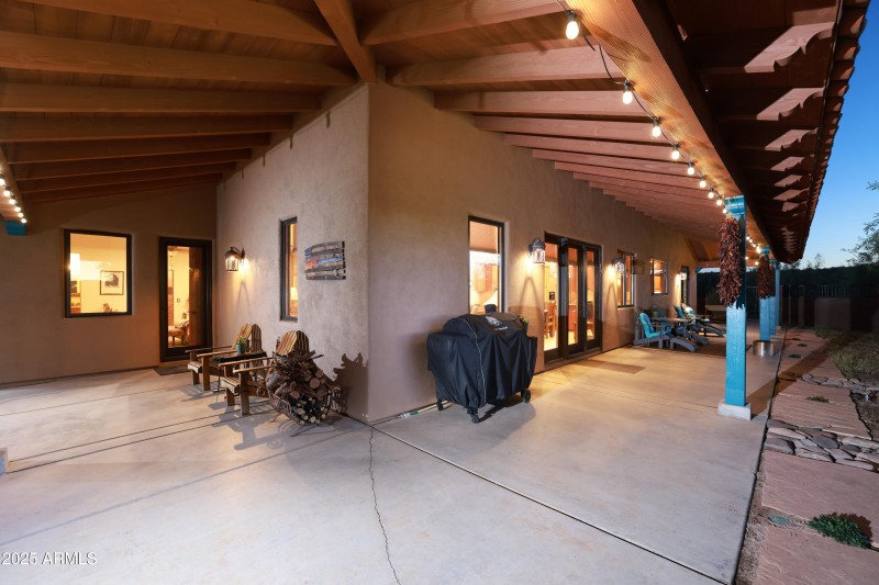 Patio Area in Bak of Home
