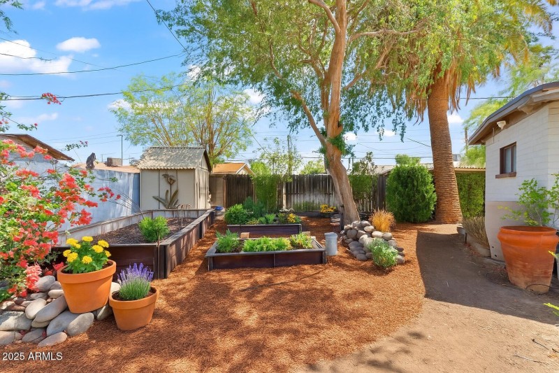 Backyard Virtually Staged