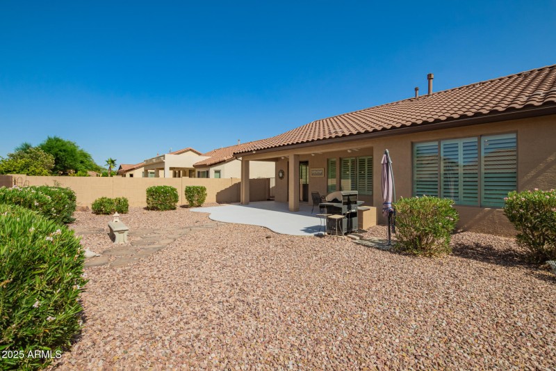 Fuly Enclosed Backyard