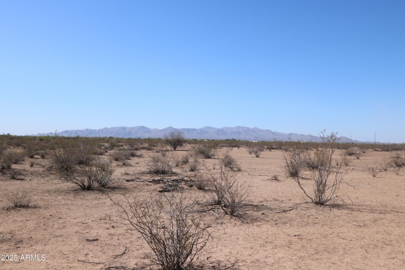 Lot looking south