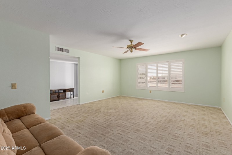 Plantation Shutters Living Room