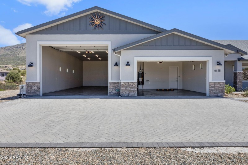 RV Garage & two Car Garage