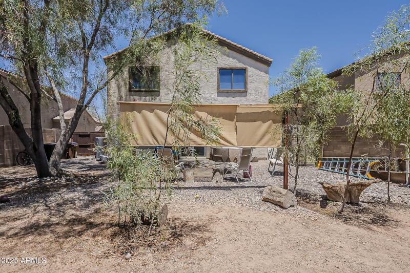 Landscaped Backyard