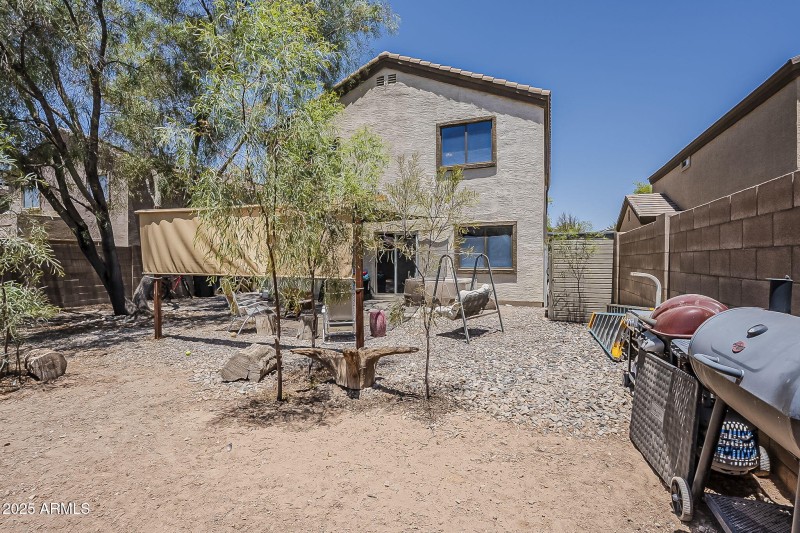 Landscaped Backyard