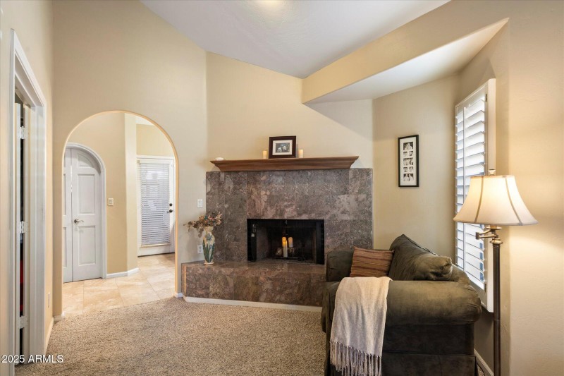 Master Bedroom Fireplace