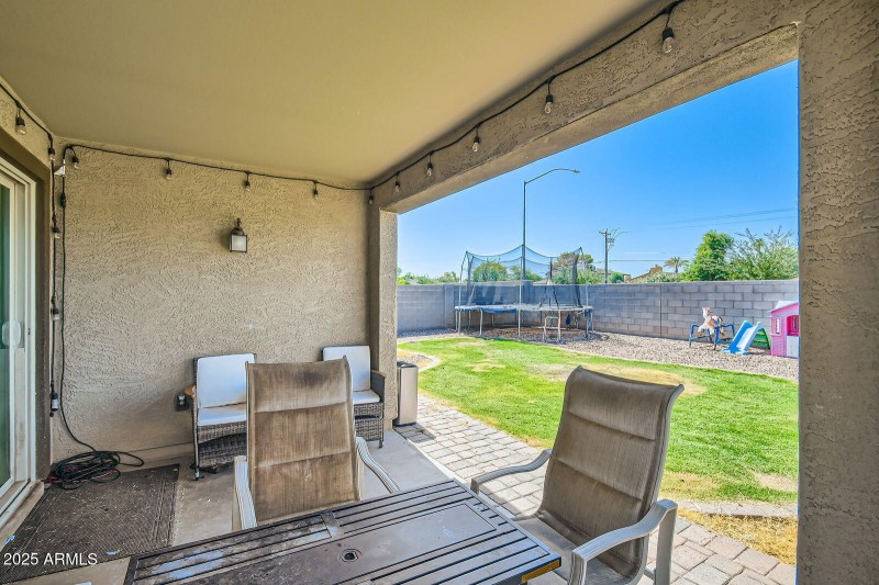 Patio view 1