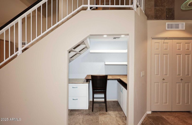 Under Stairs Work Station