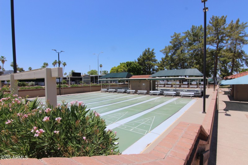shuffleboard courts