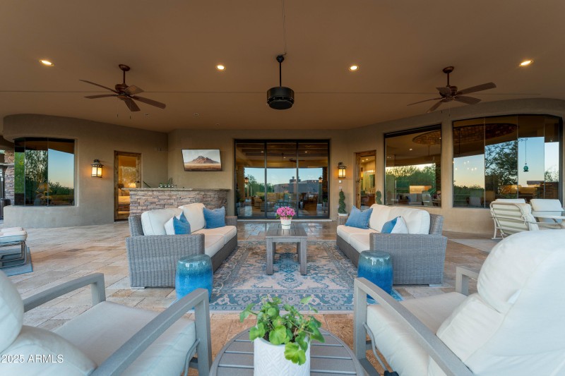 Expansive Patio