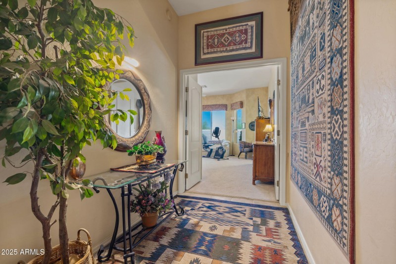 Foyer into Primary bedroom