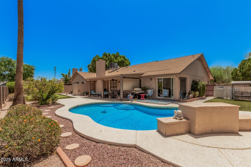 Covered patio