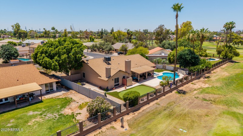 Golf course lot