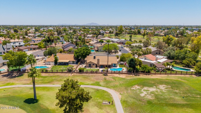 Golf course lot
