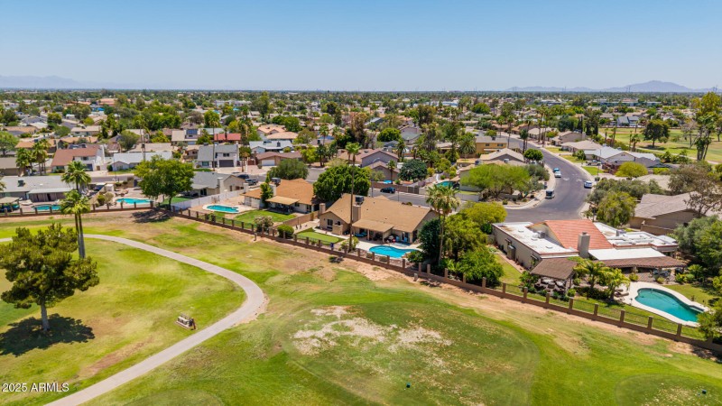 Golf course lot