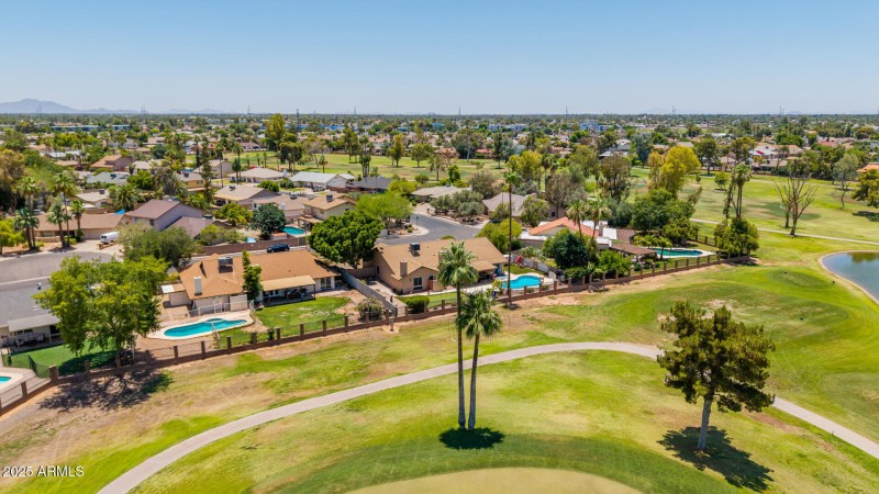 Golf course lot