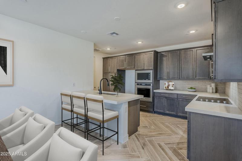 Virtually Staged Kitchen