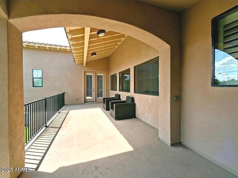 East balcony