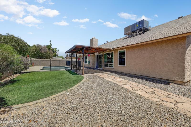 Large Backyard for fun and games