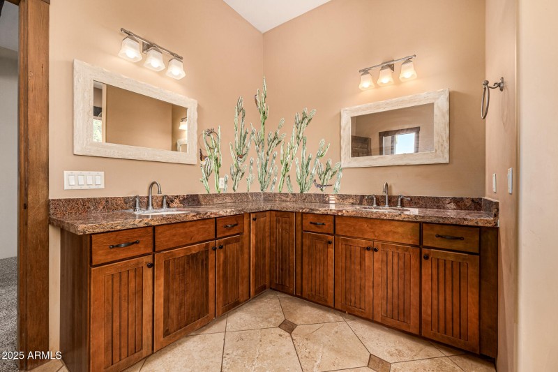 MASTER BATH DUAL SINK VANITY