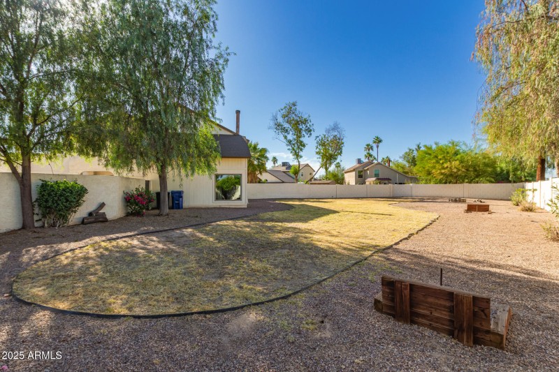 Huge backyard